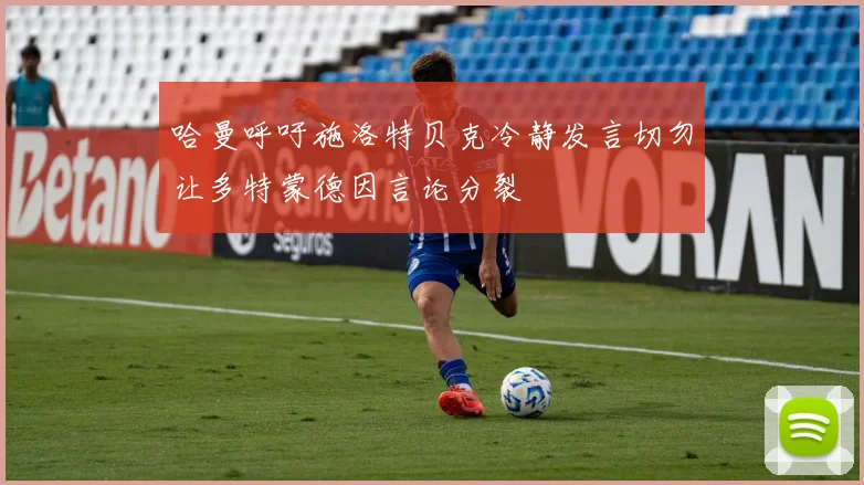哈曼呼吁施洛特贝克冷静发言切勿让多特蒙德因言论分裂